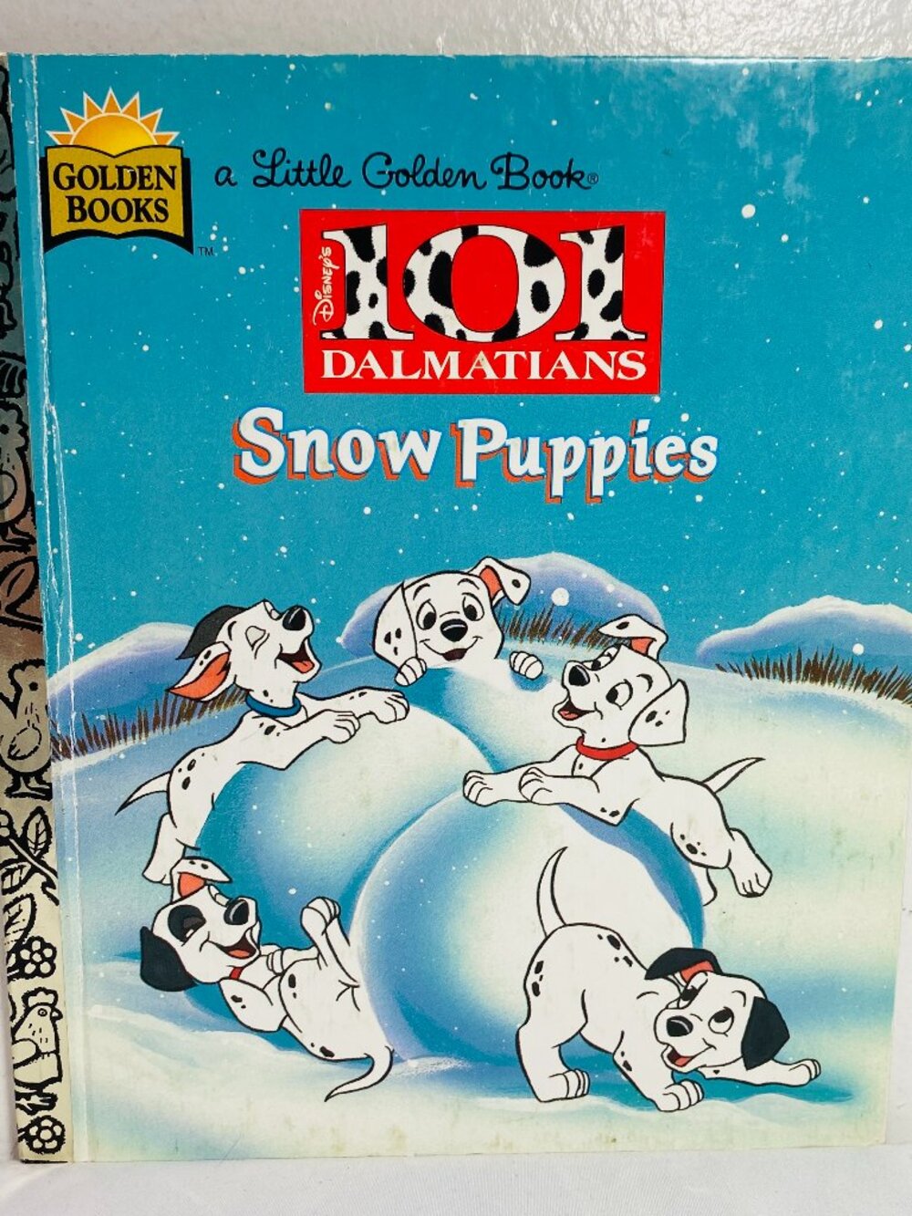 1st Edition A Little Golden Book Disneys 101 Dalmatians Snow Puppies HC 1996 EUC